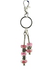 Bead Key Chain - Pink