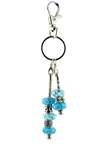 Bead Key Chain - Turquoise